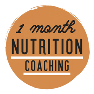 1 MONTH OF NUTRITION COACHING