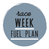 RACE WEEK FUEL PLAN